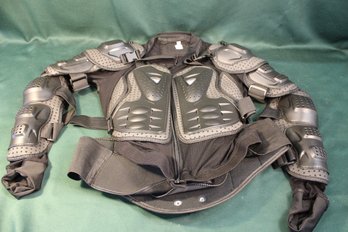 Body Armor Protector Safety Vest Cover For ATV, Biking Or Motorcycle W/removable Back, Medium  (130)