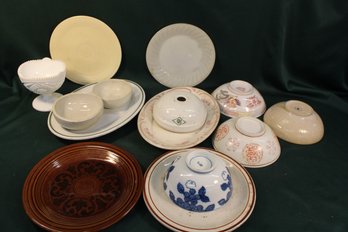 Antique Platters, Plates & Bowls  (130)