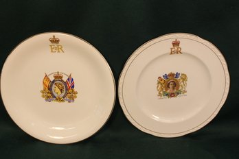 2 Coronation Plates Of Elizabeth II, 1953, 9' Diameter  (148)