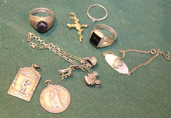 Sterling Rings, Tokens And Jewelry  (166)