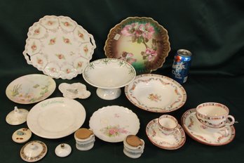 China Lot- 2 Bavarian 10' Plates, Buffalo China, 8 Pc. Minton, England China, Lids & More  (169)