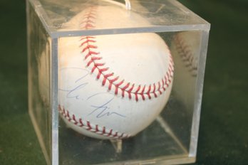 Clone Figgins Signed Ball, (angles Short Stop)(Unverified) (173)