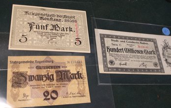 Old German Paper Currency  (177)