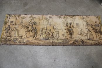 Old Vintage Woven Tapestry, 57'x 19'H  (17)
