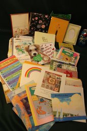 Assorted Vintage Greeting Cards, Envelopes & Empty Picture Albums(182)