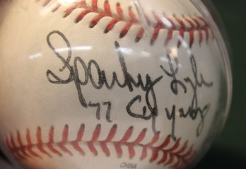Sparky Lyle Signed Ball (unverified) (189)