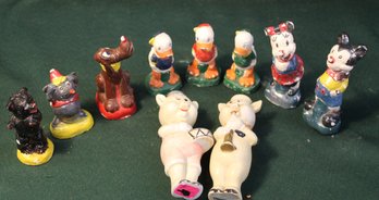 10 Figures Marked Disney, 3' -4.5'H    (191)