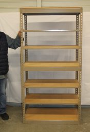 Adjustable 7 Shelf Metal Shelving Unit, 36'x 18'x 72'H  (202)