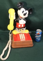 1976 Mickey Mouse Phone, Model TAIP8000, 15'H,   (205)