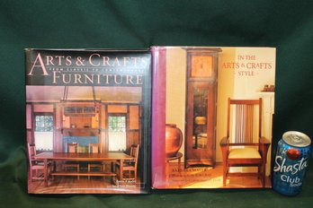 2 Hard Cover Books -  'Arts & Crafts Furniture' & 'In The Arts & Crafts Style'   (208)