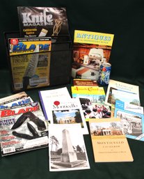 Assorted Catalogs, Pamphlets, Booklets And Metal Holder  (215)