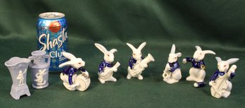 Lot Of 8 Occupied Japan Figurines (1 Broken Arm)  (225)