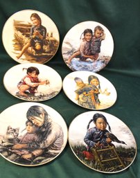 Group Of 6 Collector Plates, Numbered Limited Editions, 1978-1984, 'Children Of Aberdeen' Series  (22)