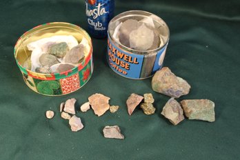 Assorted Rock & Mineral Specimens Including, Iron Pyrite, Chalcopyrite, More   (23)