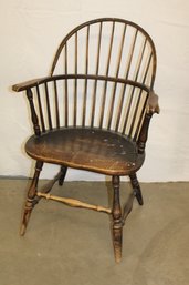 Antique Bow Back Windsor Arm Chair , 28'H  (24)