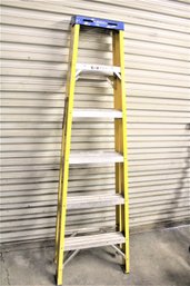 Werner 6' Fiberglass Folding Ladder, FS106  (257)