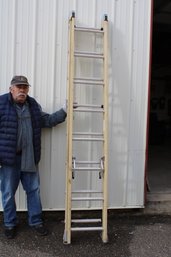 Werner Fiberglass Extension Ladder, 8' Folded  (257)