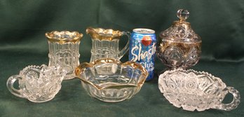 Antique 6 Pcs Misc. Glass  (261)