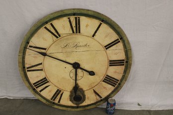 Battery Operated Vintage Wall Clock, 30'D  (273)