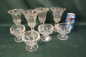 8 Pieces Soda Fountain Glassware   (284)