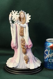 'The Snow Queen' Porcelain By Lenox, On Wood Stand(2)