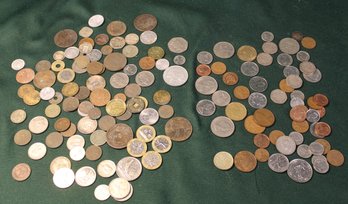 Group Of Canadian And Other Assorted Foreign Coins  (300)