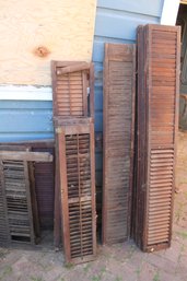 Group Of  Approximately 18 Assorted Antique  Shutters    (303)
