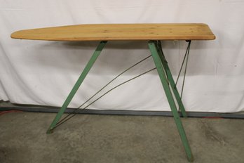 Antique Primitive Pine Folding Ironing Board, Ca. 1910, 14'X 53'H (310)