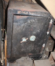 Antique  Herring Hall Cast Iron Safe, No Combination But Safe Is Open, 24x22x35'H   (316)