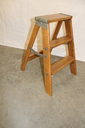 Small Folding Wood Step Ladder, 24'H  (326)