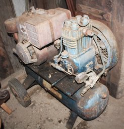 Old Air Compressor, B&S Gas Motor, 7 HP  (330)