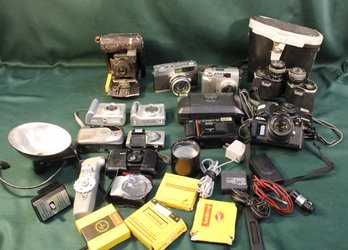 Assorted Camera Lot, Binoculars, More   (331)