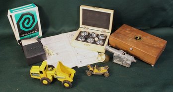 Boule Game In Walnut Box, Wood Box, Juliette ModelAPR-256 W/earbud, Toys, More  (332)