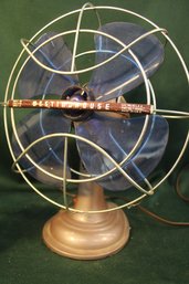 Vintage Westinghouse Art Deco Working Electric Fan, 14'H  (333)