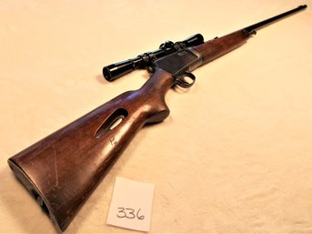 Winchester 63 Super X, .22cal LR, Tapped Bushnell Scope, Expensive To Manufacture, #501041,  39'L(336)
