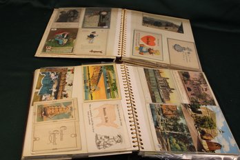 2 Antique Post Card Albums, 10 Pages Each(337)