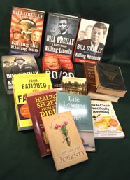 Assorted Hard Cover Books By Bill O'Reilly And Others  (33)
