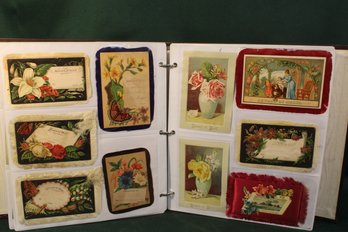 22 Pages Late 1800s 'Reward Of Merit' Cards, Religious, Spring, Cards, 45 'Lesson Picture' Cards 1896  (340)