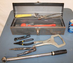 Vintage Craftsman Tool Box & Contents - Torque Wrench & More  (342)