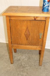 Antique Small One Door Stand, Mixed Woods, 19'x 13'x 27'  (344)