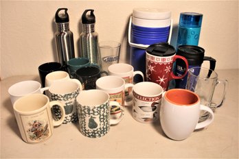 Coffee Cups, Mugs, Water Bottles, Travel Cups, Coleman Cooler, Etched Mug  (353)