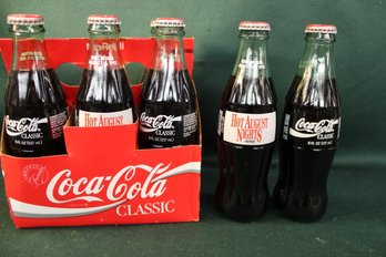 6 Coca Cola Bottles In Cardboard Holder, August 1993 Hot August Nights, Reno (354)
