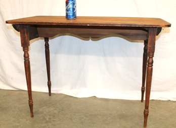 Antique Primitive Pine Folding Table, 36x20x25'H   (364)