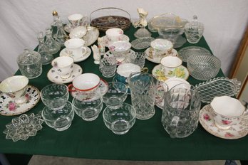 Large Lot Of Antique Glassware & China  (373)