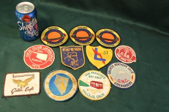 Vintage Group  Of 11 Assorted Sew On  Patches  (378)