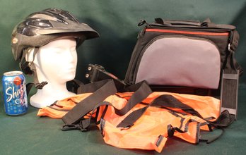 Bicycle Biria Bag & Helmet  (380)