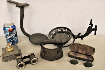 Geneva Hand Fluter, Iron  Buggy Step, Old Sunglasses, Sherwood's Mini Lamp, More (384)