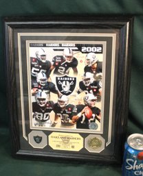 2002 Raiders Collage Framed Photo, 13x16'H  (394)