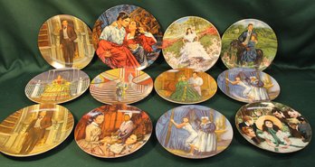 12 'gone With The Wind' Collector Plates By Knowles 1967-1981, Raymond Kurson W/boxes & COAs  (3)