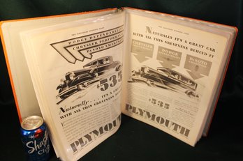 43 Pages Of Automobile Ads From 'Saturday Evening Post', 1930-1901, 10x14'H  (3)